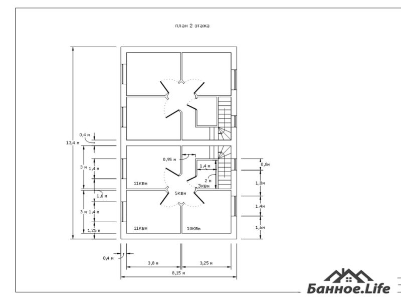 Дуплексы 135 м² в селе Красная Башкирия